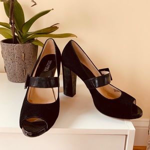 Michael Kors open toe pumps